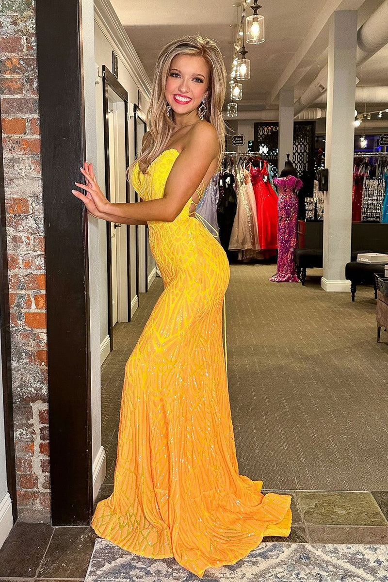 Gorgeous Mermaid Sweetheart Mermaid Long Prom Dresses LD072904
