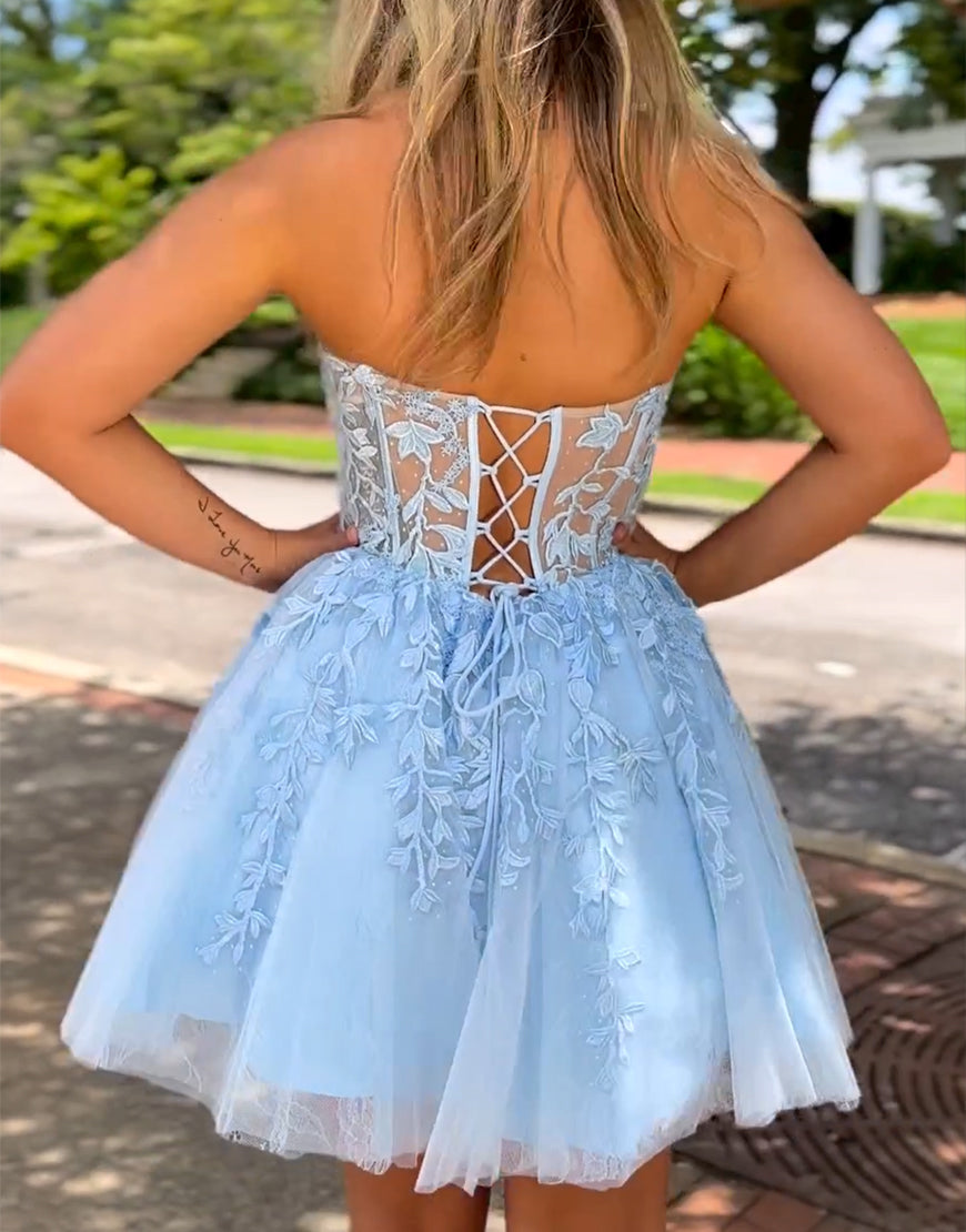 Sweetheart Neckline Tulle Sheath Wedding Dress with Front Split
