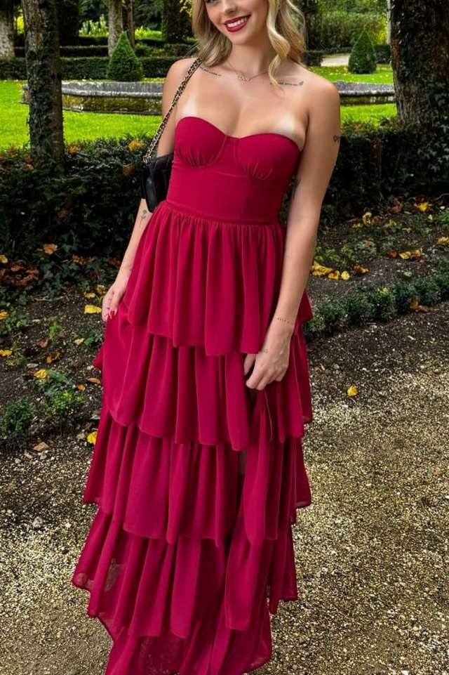 A-Line Sweetheart Ruffles Sage Green Satin Long Prom Dresses LD16011608